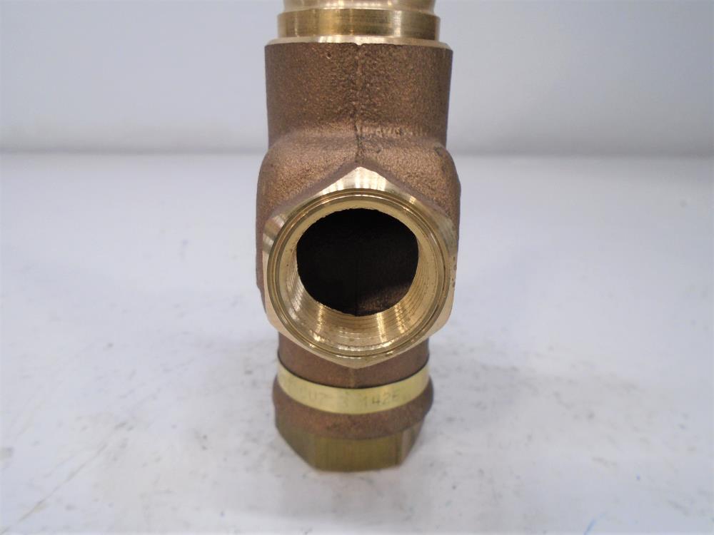 Honeywell 3/4" NPT Bronze 2 Way Direct Acting Globe Valve, V5011N1057